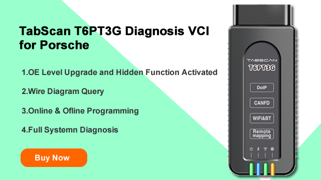 TabScan T6PT3G诊断保时捷VCI
