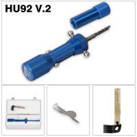  2合1 HU92 V.2专业锁匠工具，适用于BMW HU92锁具拾取和解码器快速打开工具