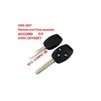 2005-2007遥控钥匙3按钮和芯片分离ID:13（315MHZ），适用于本田