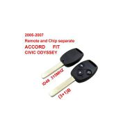 2005-2007遥控钥匙3+1按钮和芯片分离ID:48（315MHZ），适用于本田