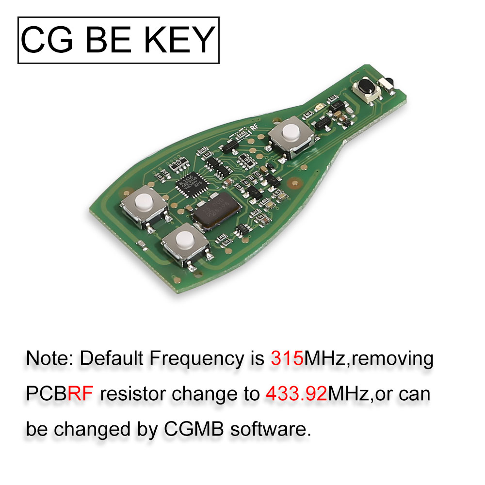 原CGDI MB Be Key V1.3支持所有奔驰，直到FBS3 315MHZ/433MHZ获得CGDI MB的1个免费代币