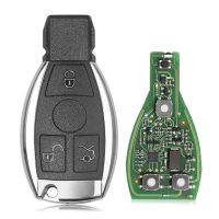 Original CGDI MB Be Key mit Smart Key Shell 3 Taste 4 Taste für Mercedes Benz bis FBS3 Gut montiert Ready to Use