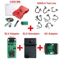 带完整适配器的CGDI MB，包括EIS测试线+ELV适配器+ELV模拟器+AC适配器+带新二极管的新NEC适配器