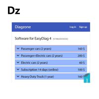 Diagzone XDIAG X-PRO5 Software Open Software Subscription Passenger cars Trucks for Easydiag DBScar