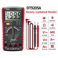 新型数字真有效值专业万用表交直流电流测试仪HFE欧姆电容电压表检测工具DT9205A