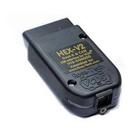 HEX-V2 HEX V2 Dual K,CAN USB VAG Auto Diagnose Schnittstelle mit VCDS V20.42 für VW Audi Seat Skoda