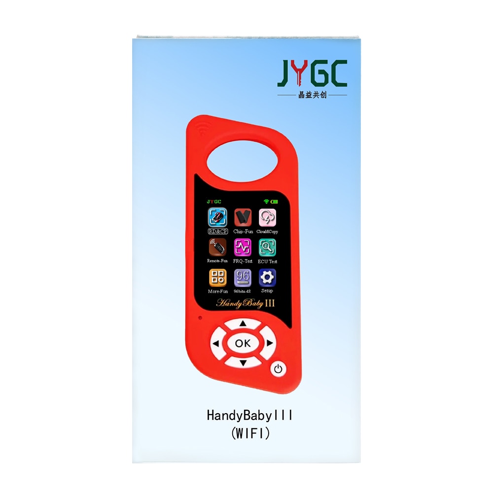 JMD Handy Baby III 3手持式汽车钥匙复印机自动钥匙编程器HandyBaby适用于4D/46/48/G/King/Red Chip Copy G/96bit 48芯片