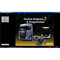 Scania SDP3 2.59.1不带加密狗的VCI 3 VCI3的诊断和编程（安装服务）
