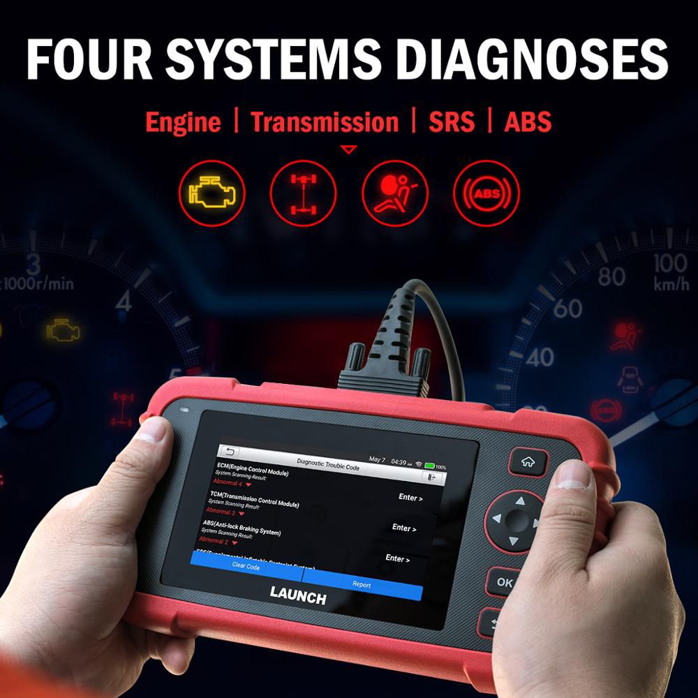  LAUNCH CRP123X OBD2 Code Reader für Motorgetriebe ABS SRS Diagnose mit AutoVIN Service Lifetime Free Update Online