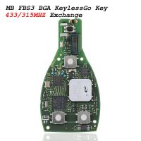 CG MB FBS3 BGA无钥匙Go Key 315/433MHZ适用于W204 W207 W212 W164 W216 W221 W251