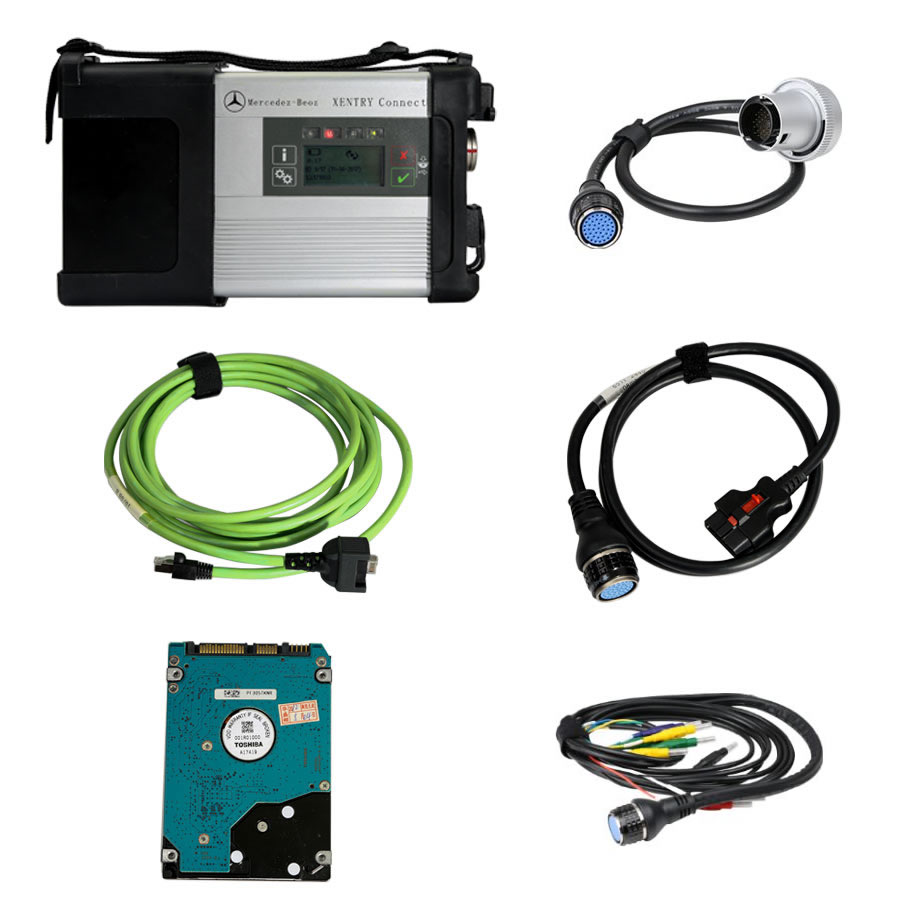 Beste Qualität V2021.12 Mercedes Benz DoIP Xentry Connect C5 SD Connect Wifi MB Star C5 Tab Kit