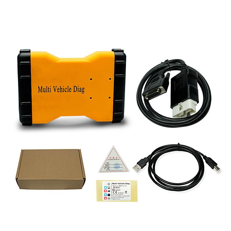 Promotion 2020.3 New TCS CDP+ Multi Vehicle Diag Yellow Version Without Bluetooth