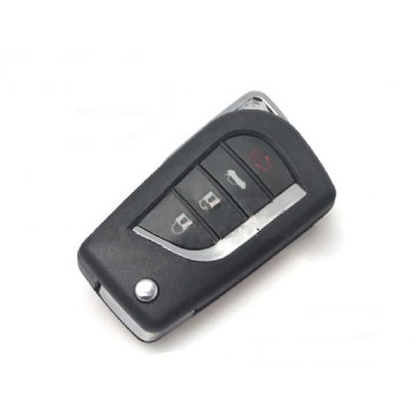 Remote Key 4 Buttons 433MHZ (not including the chip ) For Toyota Modified 5pcs/lot