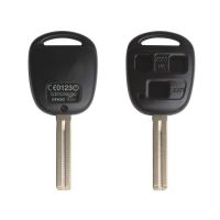 Remote Key Shell 3 Knopf TOY48 (lang) goldene Marke für Lexus 10pcs/lot