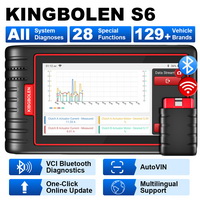 S6 All System Car Diagnostic Tool Car OBD Scanner 28 Resets IMMO/BMS/TPMS/ABS Bleeding Lifetime Free Scan Tool