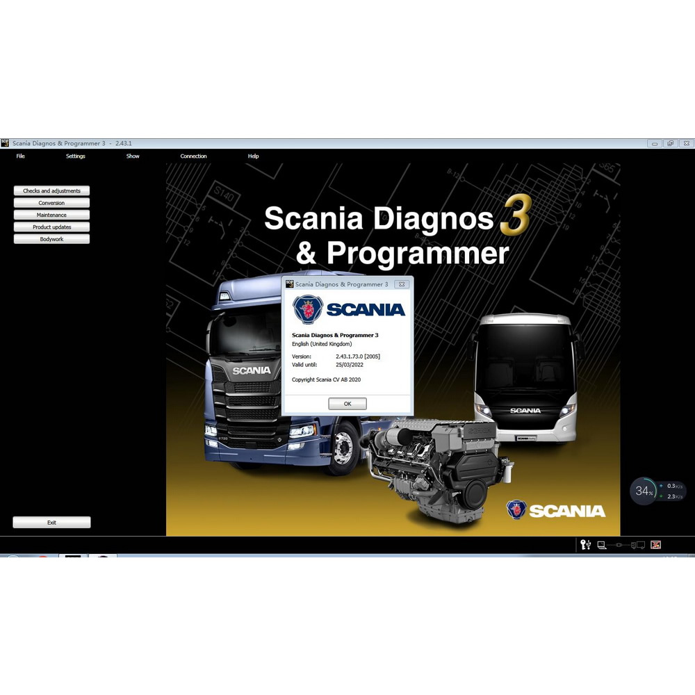 Latest SDP3 V2.60.1 Scnia SDP3 installation Service Scania Diagnos & Programmer 3  Scania SDP3 V2.56.1 without Dongle