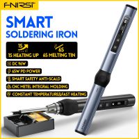 FNIRSI HS-01 Smart Electric Soldering Iron PD 65W Adjustable Constant Temperature Fast Heat Portable Soldering Iron Station Kit