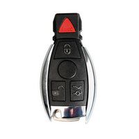 Smart Key Shell 4 Taste mit dem Kunststoff für Mercedes Benz Montage mit VVDI BE Schlüssel Perfekt 5pcs/lot