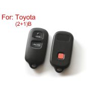 Remote Key Shell 2+1 Tasten für Toyota 5pcs/lot