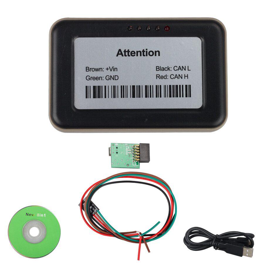Truck Adblueobd2 Emulator 8-in-1 With Programming Adapter For Mercedes MAN Scania IVECO DAF Volvo Re-nault and Ford