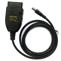VAG COM电缆VCDS V23 HEX USB接口，适用于大众、奥迪、座椅、斯柯达支持多语言
