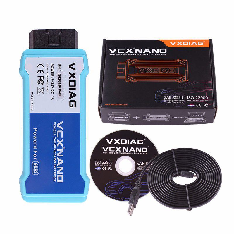VXDIAG VCX NANO for GM/OPEL GDS2 V2022.05 Tech2WIN 16.02.24 Diagnostic Tool Wifi Version