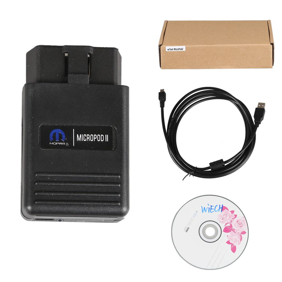 Multi-language wiTech MicroPod 2 Diagnostic Programming Tool V17.02.3 for Chrysler