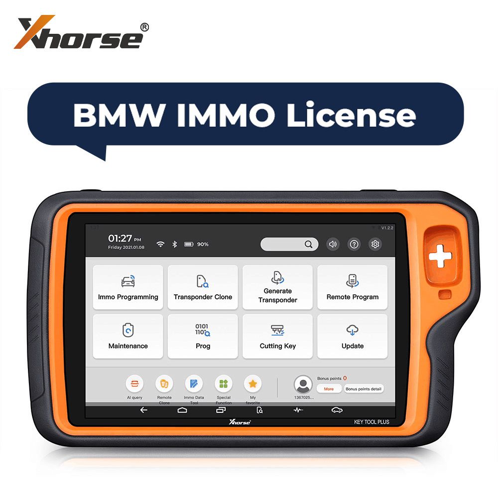 适用于VVDI Key Tool Plus VAG版本的Xhorse BMW IMMO编程软件许可证