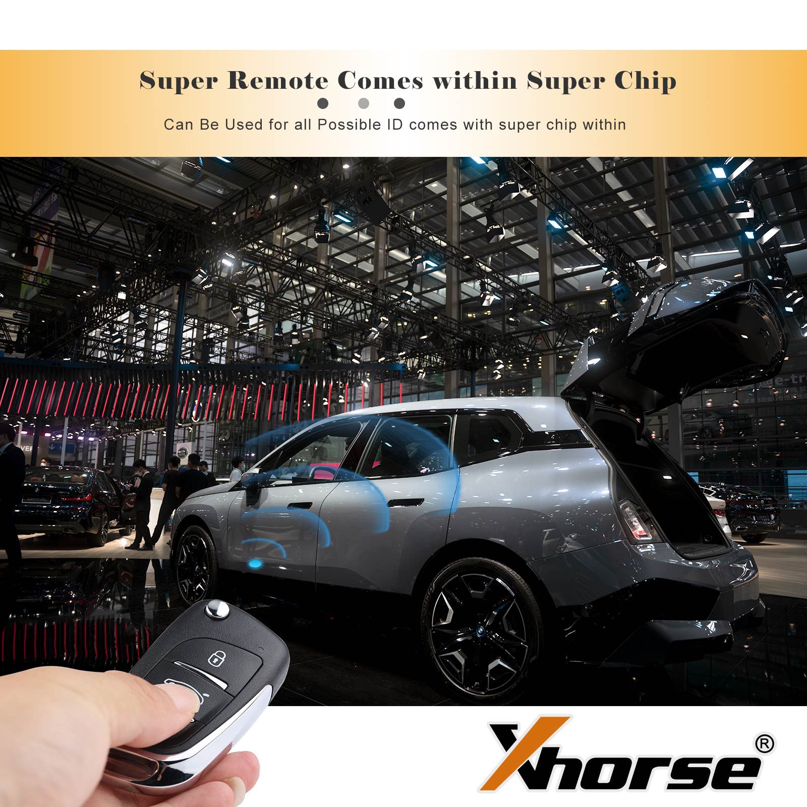  Xhorse XEDS01EN DS Style Super Remote 3按钮内置Super Chip英文版5个/批