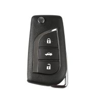  Xhorse Toyota风格无线通用遥控钥匙3按钮XN008用于VVDI钥匙工具5件/批