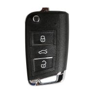 XHORSE XKMQB1EN用于VW遥控钥匙MQB样式3按钮用于VVDI钥匙工具10件/批