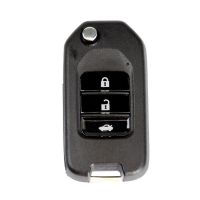 XHORSE XNHO00EN无线通用遥控钥匙3个按钮，适用于本田VVDI钥匙工具英文版10个/批