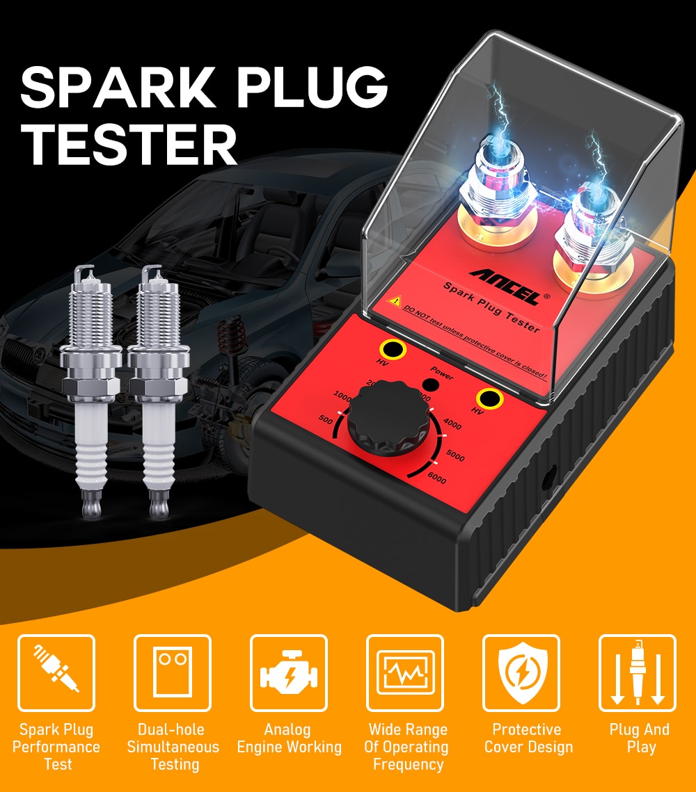 Ancel Car Spark Plug Tester