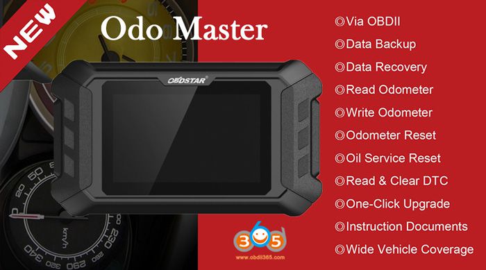 OBDSTAR ODOMASTER supported function