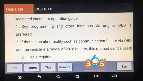 OBDSTAR ODOMASTER using tips