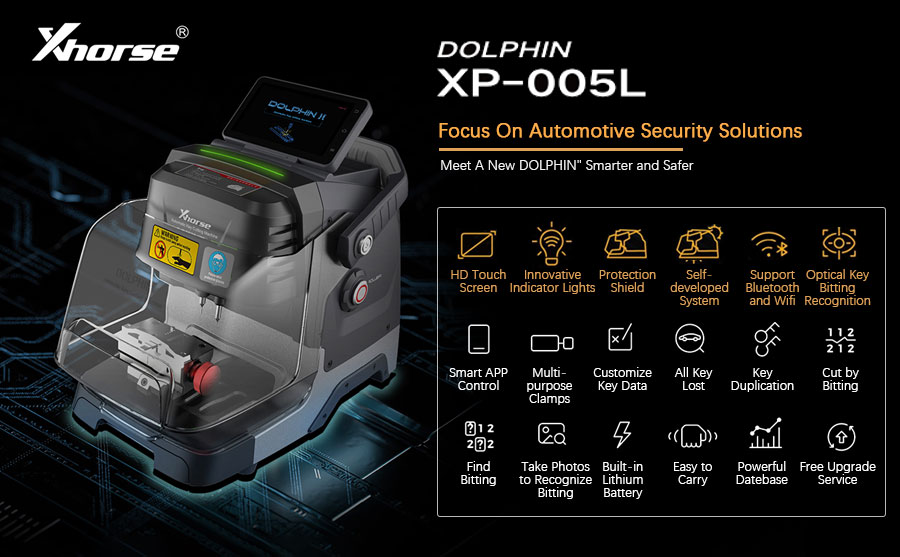 Xhorse Dolphin II XP-005L XP005L自动便携钥匙 