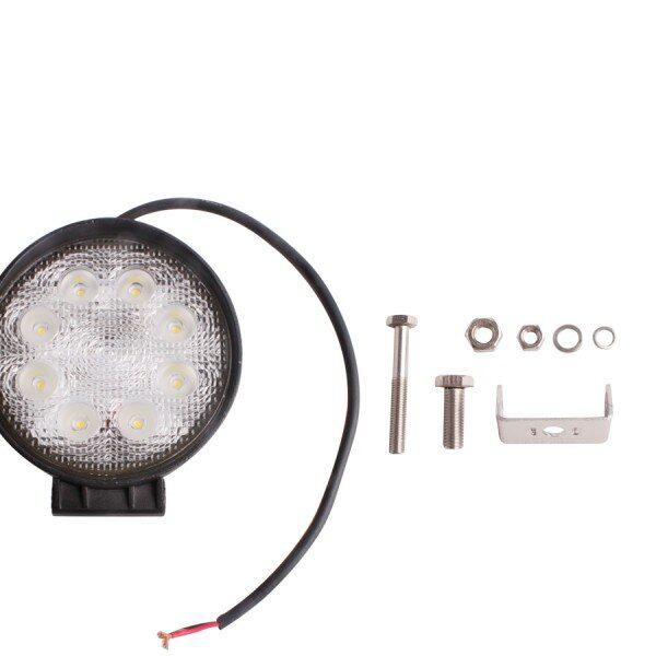 24W 12V 24V 범광 LED 작업등 크로스컨트리 범광 지프 IP67 2개