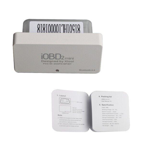 Los escáneres xtool iotd2 mini obd2 eobd admiten Bluetooth 4.0 para iOS y Android