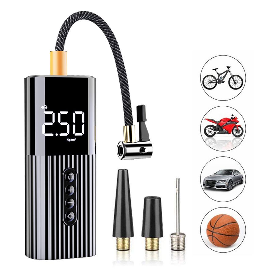 Digital Car Inflatable Pump 12V 220V Auto Air Compressor Vehicle Car Tire  Inflator Pump for Cars Motorcycle Bicycles - Display Wholesale