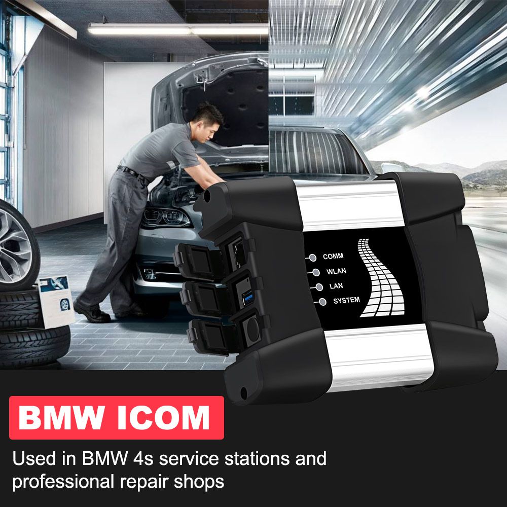 V2022.6 Best Quality WIFI BMW ICOM NEXT A + B + C NEW GENERATION Of ICOM A2 Installed on Lenovo X220 4GB Memory Ready to Use