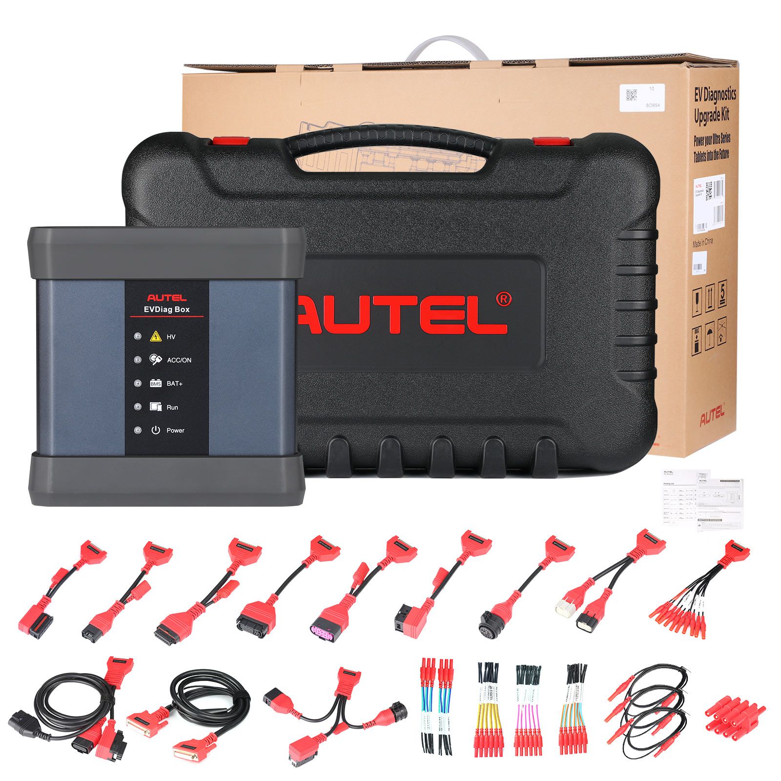 AUTEL EV Diagnostics Upgrade Kit EVDiag Box & Adapters for Battery Pack Diagnostics Compatible with ​​​​​​​Autel Ultra series