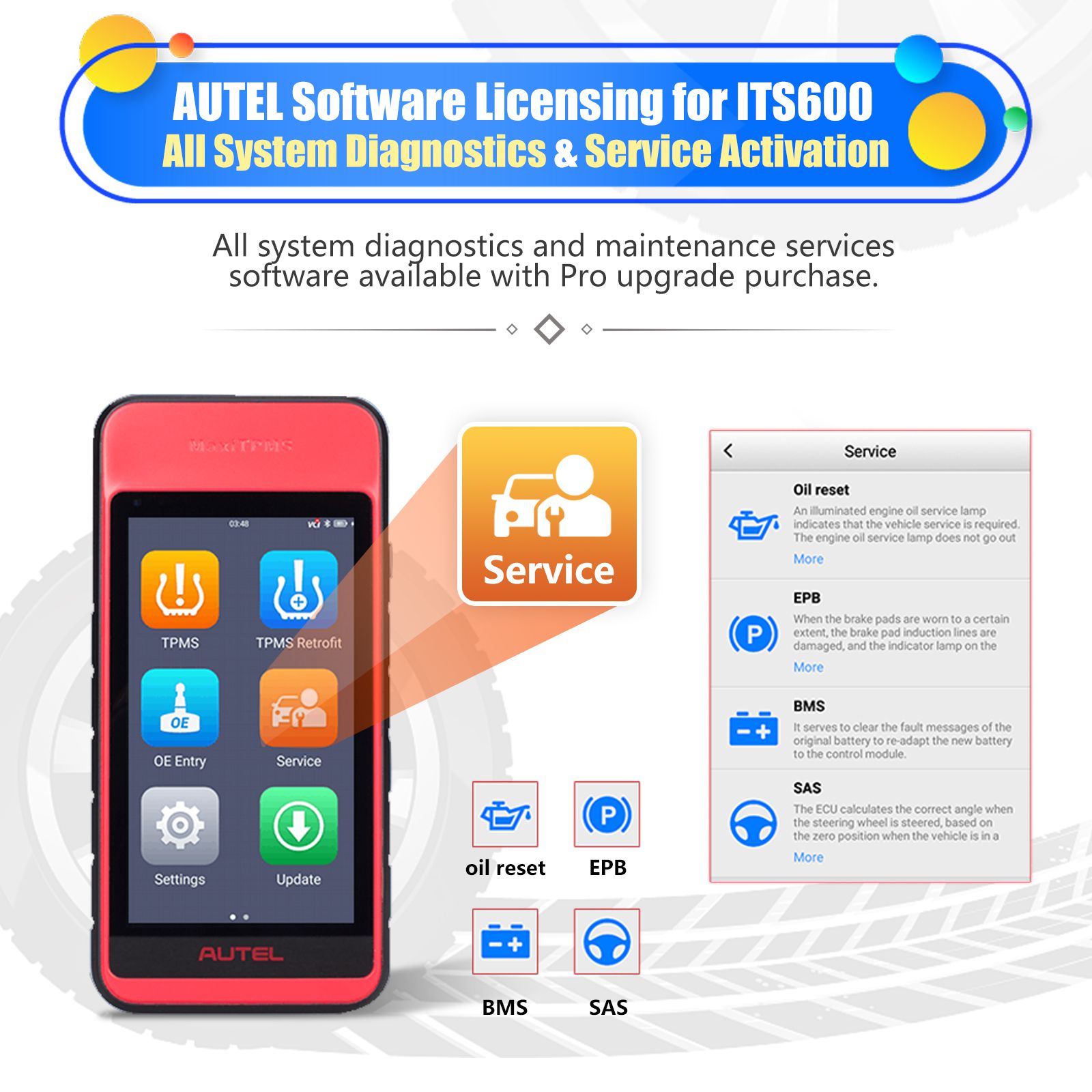 Actualización de Autel maxipms its 600是Autel de Autel its 600pro软件许可证