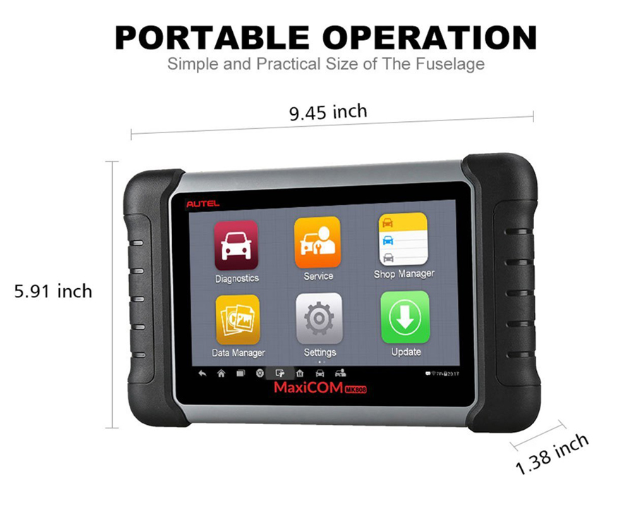 Original Autel MaxiCOM MK808 MK808Z All System Diagnostic Tablet With 25 Special Functions Multi-Language