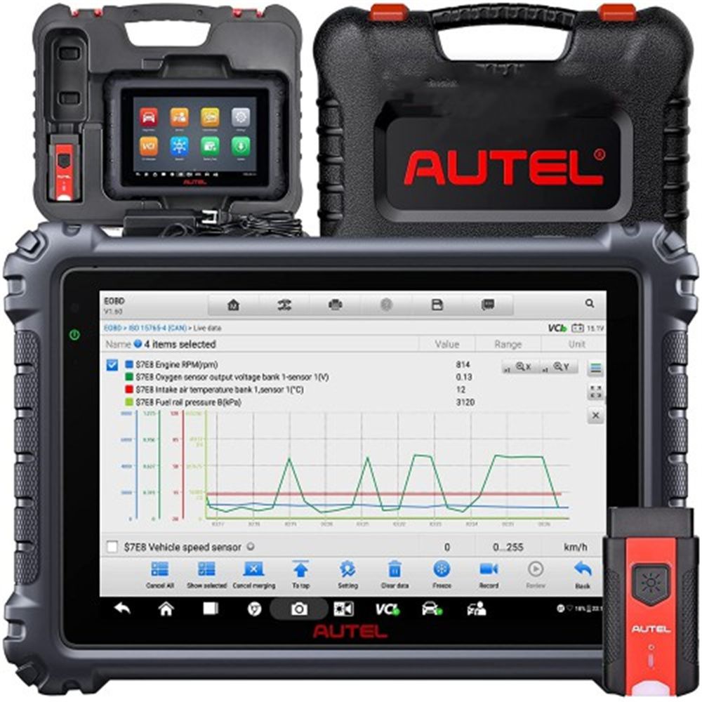 Newest Autel MaxiCOM MK906 PRO Scanner Upgraded of MS906 Pro/MK906BT Diagnostic Tool with Advanced ECU Coding