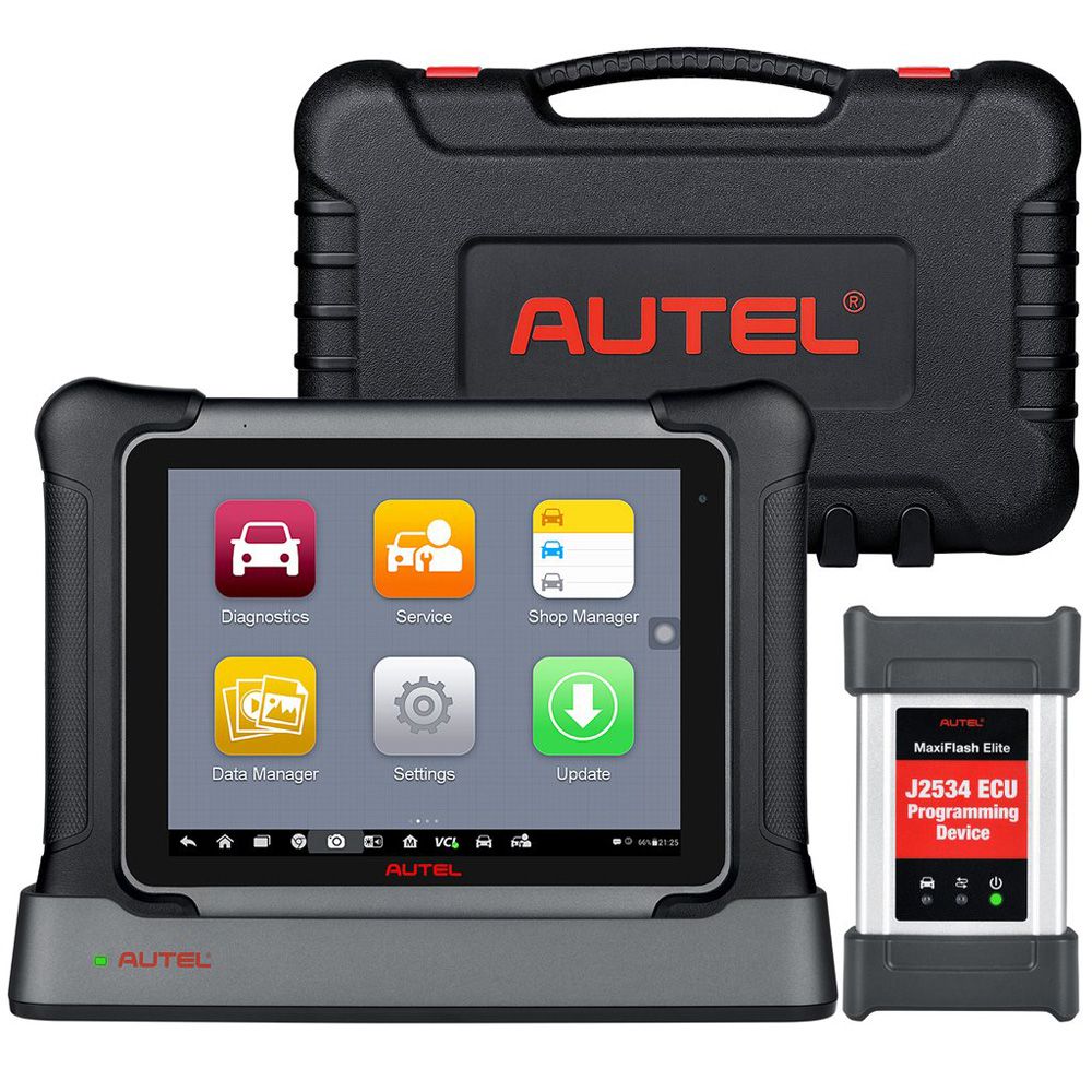 Autel Maxisys Elite II OBD2 Diagnostic Scanner Tool with MaxiFlash J2534  Same Hardware as MS909