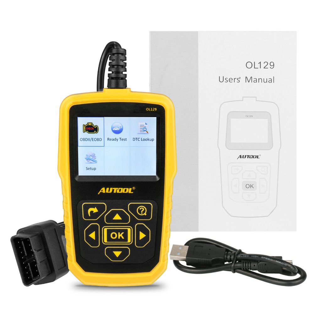 AUTOOL OL129 Battery Monitor And OBD/EOBD Code Reader Auto Engine Diagnostic Tool