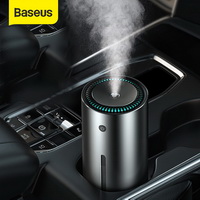 Car Air Humidifier Aluminium Alloy 300mL With LED Light For Auto Armo Home Office Accessories Car Air Humidifier