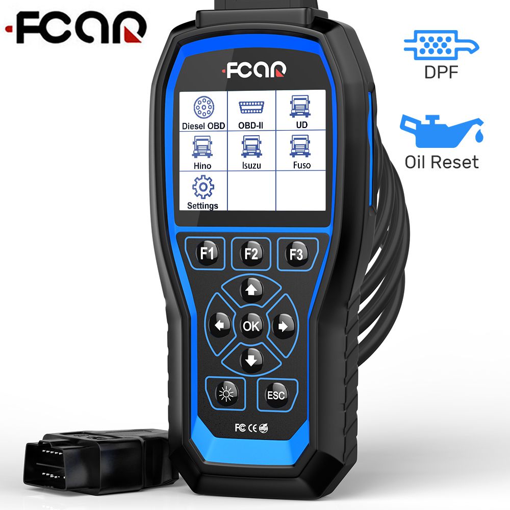 FCAR 506 Pro F506 Full Systems Scan Tool DPF Regeneration Oil Reset OBD 2 Diagnostic Tool