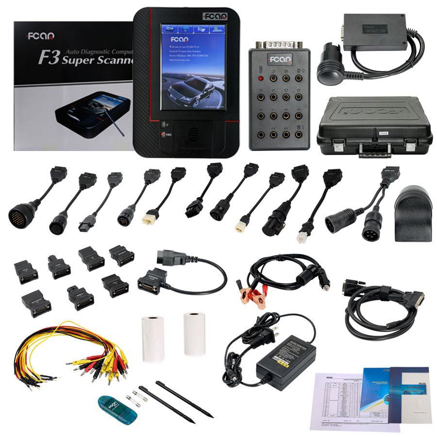 Fcar F3-G (F3-W + F3-D) Russian Version Fcar Scanner For Gasoline Cars and Heavy Duty Trucks Update Online