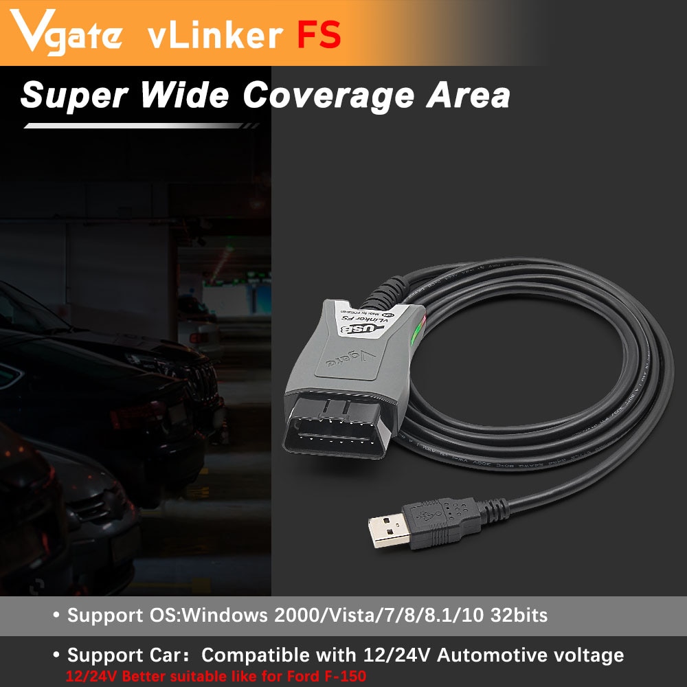 Vgate vLinker FS For Ford FORScan ELM327 HS/MS-CAN OBD 2 OBD2 Car Diagnostic ELM 327 Scanner Interface Tools OBDII For Mazda